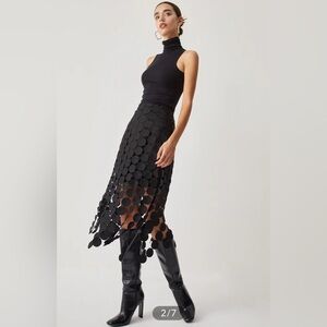 Commense Laser Cut Multi Circle Double Layered Skirt ‼️LAST ONE SIZE S CM12